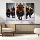 Buffalo Wall Art Canvas Print, American Bison Herd Wall Art by MyGreatCanvas | Canvas Wall Art Prints | Photo Prints & Wall Decor