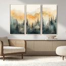 Abstract Forest Print - Mountain Wall Art | Autumn Landscape by MyGreatCanvas | Canvas Wall Art Prints | Photo Prints & Wall Decor