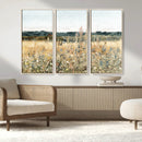 Wildflower Field Wall Art Canvas | Nature-Inspired Landscape