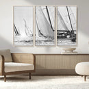 Yacht Sailboat Regatta Canvas Wall Art Canvas Print
