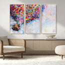 Don't Look Up Movie Canvas Wall Art - Vibrant Floating House