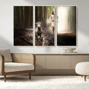 Jesus Canvas Wall Art - Jesus Running After Lost Lamb, by MyGreatCanvas | Canvas Wall Art Prints | Photo Prints & Wall Decor