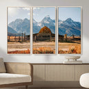 Vintage Old Barn Field Wall Art Canvas Print for Farmhouse by MyGreatCanvas | Canvas Wall Art Prints | Photo Prints & Wall Decor