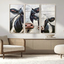Vintage Baby and Mom Cattle Wall Art Canvas Print by MyGreatCanvas | Canvas Wall Art Prints | Photo Prints & Wall Decor