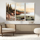 Serene Coastal View of Acadia National Park Wall Art -