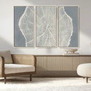 Abstract Tree Ring Wall Art Canvas Print – Nature-Inspired,