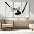 Winter Ice Hockey Sport Canvas Wall Art Print - Hockey Wall by MyGreatCanvas | Canvas Wall Art Prints | Photo Prints & Wall Decor