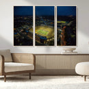 Michigan Stadium Night Game Wall Art – Sports Arena Aerial by MyGreatCanvas | Canvas Wall Art Prints | Photo Prints & Wall Decor
