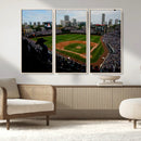 Chicago Cubs Baseball Team Print - Wrigley Field Stadium