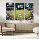 Citi Field Wall Art Print | 3-Panel New York Mets Baseball