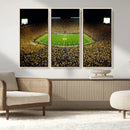 Stadium in Michigan Wall Art Canvas Print, Framed American