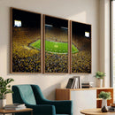 Stadium in Michigan Wall Art Canvas Print, Framed American