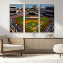 Yankee Stadium New York Wall Art Print | 3-Panel Canvas