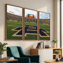 Notre Dame Stadium Giclee Canvas Print | Triptych Wall Art