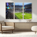 Tottenham Hotspur Stadium Canvas Print, Match Day Triple