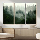 Foggy Forest Wall Art – Tranquil Green Woodland Canvas by MyGreatCanvas | Canvas Wall Art Prints | Photo Prints & Wall Decor