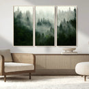 Misty Forest Wall Art – Tranquil Green Woodland Canvas by MyGreatCanvas | Canvas Wall Art Prints | Photo Prints & Wall Decor