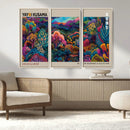 Framed Japanese 1986 Wall Art Print, Yayoi Kusama 1986 Wall
