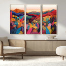 YAYOI KUSAMA Abstract Print - Landscape Canvas Wall Art