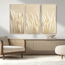 Grass Wall Art Print - Elegant Neutral Decor for Living