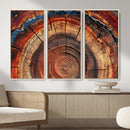 Abstract Tree Ring Art, Colorful Tree Ring Wall Decor, by MyGreatCanvas | Canvas Wall Art Prints | Photo Prints & Wall Decor