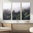 Misty Forest Wall Art | Foggy Forest Canvas Print | Large by MyGreatCanvas | Canvas Wall Art Prints | Photo Prints & Wall Decor