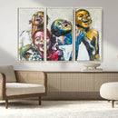 Shai Yossef Style Canvas Art - Joyful African Black Kids