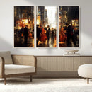 Abstract Jazz Art Wall Art Canvas Print – Colorful Musical