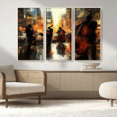 Jazz Wall Art Canvas Print – Colorful Musical Instrument