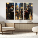 Jazz Canvas Wall Art Print – Abstract African American Music