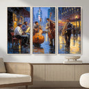 Colorful Jazz Wall Art - African American Music Canvas Print