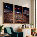 Texas Stadium Night Game Wall Art Canvas Print – Vibrant