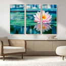 Lotus Flower Wall Art Canvas Print, Water Lily Large Wall by MyGreatCanvas | Canvas Wall Art Prints | Photo Prints & Wall Decor