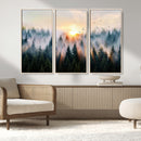 Abstract Forest Wall Art - Serene Nature Canvas Print with by MyGreatCanvas | Canvas Wall Art Prints | Photo Prints & Wall Decor