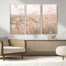Pastel Grasses Wall Art Canvas Print – Framed Soft Meadow