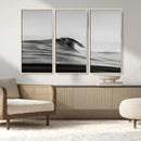 Black Wave Wall Art Canvas Print – Framed Abstract Surf by MyGreatCanvas | Canvas Wall Art Prints | Photo Prints & Wall Decor