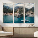 Amalfi Coast Wall Art – Framed Italian Seaside Canvas by MyGreatCanvas | Canvas Wall Art Prints | Photo Prints & Wall Decor