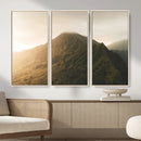 Mountain Wall Art – Framed Sunset Landscape Canvas Artwork, by MyGreatCanvas | Canvas Wall Art Prints | Photo Prints & Wall Decor