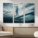 Underwater Surf Wall Art – Framed Ocean Wave Canvas Artwork, by MyGreatCanvas | Canvas Wall Art Prints | Photo Prints & Wall Decor