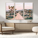 Joshua Tree Wall Art Canvas Print – Framed Desert Road Scene by MyGreatCanvas | Canvas Wall Art Prints | Photo Prints & Wall Decor