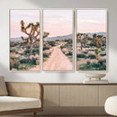 Joshua Tree Park Wall Art Canvas Print – Framed Desert Road by MyGreatCanvas | Canvas Wall Art Prints | Photo Prints & Wall Decor
