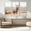 Rustic Nature Wall Art Canvas Print – Stag Woodland Framed by MyGreatCanvas | Canvas Wall Art Prints | Photo Prints & Wall Decor