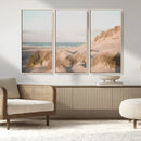 Beach Landscape Wall Art Canvas Print – Framed Sand Dune