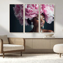 Black Beauty Petal Crown Wall Art Canvas Print – Floral by MyGreatCanvas | Canvas Wall Art Prints | Photo Prints & Wall Decor