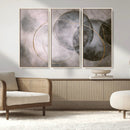 Abstract Grey Gold Wall Art – Modern Geometric Canvas by MyGreatCanvas | Canvas Wall Art Prints | Photo Prints & Wall Decor