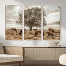 Texas Longhorn Cattle Wall Art, Rustic Western Ranch Canvas by MyGreatCanvas | Canvas Wall Art Prints | Photo Prints & Wall Decor
