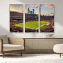Chicago Bears Soldiers Field Wall Art Canvas Print – Framed