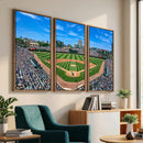 Wrigley Field Baseball Stadium Canvas Wall Art – Packed