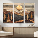 Wood Mountain Wall Art Canvas Print – Layered Forest and by MyGreatCanvas | Canvas Wall Art Prints | Photo Prints & Wall Decor