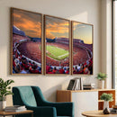 Dooley Stadium Wall Art, Sports Arena Canvas Print, Dooley